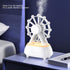 Phefop 300ml 360 Ferris Wheel Humidifier, ABS Material, Water Tank, Rotating Essential Oil Diffuser and Night Light