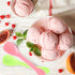 Hokeding 100PCS Tasting Spoons Ice Cream Dessert Taster Spoons Plastic Mini Spoons Disposable Dessert Spoons for Ice