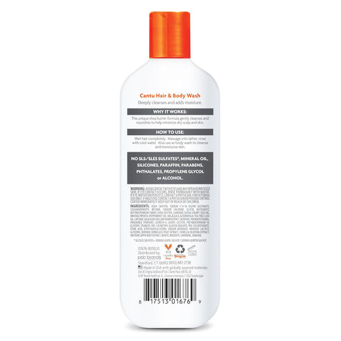 Cantu for Men 2-in-1 Hair & Body Wash, 13.5 fl oz (Packaging May Vary)