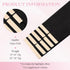 Tape in Hair Extensions Human Hair 1B Natural Black 14 Inch 25g 10pcs Thick Ends Remy Human Hair Seamless Straight Human Hair Extensions Invisible Tape in Hair Extensions Human Hair