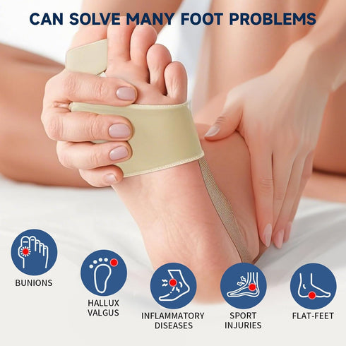 VCCETOUL 2PCS Bunion Corrector for Women & Men, Big Toe Straightener, Bunion Corrector Sleeve with Separators, Hallux