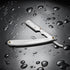 Parker SR1 Stainless Steel Straight Edge Barber Razor, Professional Shavette with 5 Premium Platinum Half Blades