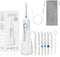 Waterproof Electric Water Flosser Teeth Pick, Portable Cordless Oral Irrigator, 300ML Rechargeable, IPX7, 8 Tips, 5