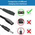 Shaver USB Charging Cord for Microtouch Solo Men's Rechargeable Full Body Hair Trimmer, 31.5 in with 1 Cleaning Brush