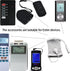E-stim Adjustable Fabric Silver Thread Conductive Loop Accessories for Tens Stim Finger Massager