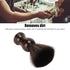 Portable Men Shave Brush, Soft Nylon Shaving Brush with Wood Handle for Shaving