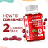 Vitamatic Extra Strength Vitamin B12 5000 mcg (Methyl B12) Gummies, 120 Count, Natural Cherry Flavored