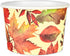 50Pcs Fall Treat Snack Cups, Disposable Ice Cream Cups 9 Oz for Autumn Thanksgiving Dessert Bowls, Party Supplies