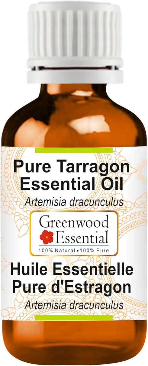 Pure Tarragon Essential Oil (Artemisia Dracunculus) Steam Distilled 10ml (0.33 oz)