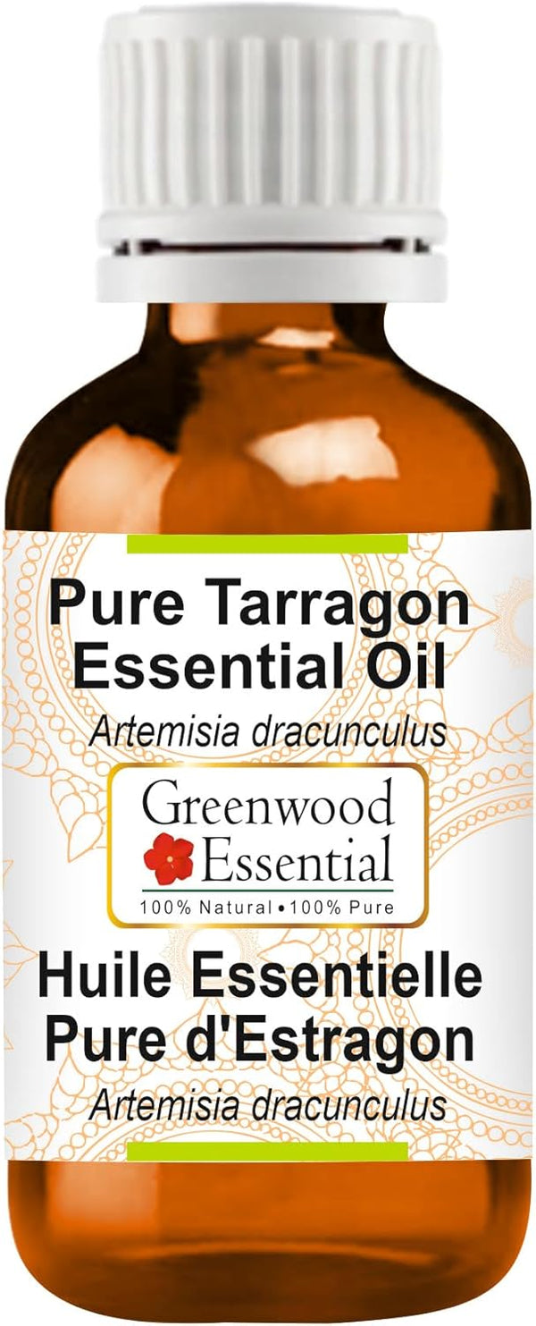 Pure Tarragon Essential Oil (Artemisia Dracunculus) Steam Distilled 10ml (0.33 oz)