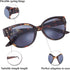 EYEGUARD Bifocal Reading Sunglasses, UV400 Protection Readers for Women, Stylish Comfortable Reading Glasses