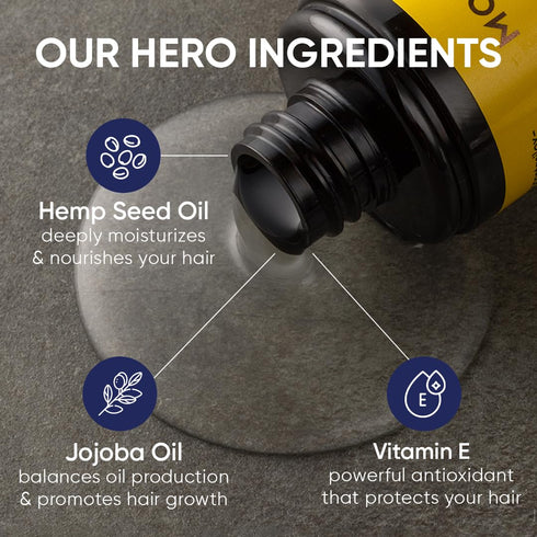 Moerie Ultimate Hair Oil for frizzy, dry and damaged Hair - Deeply Nourishing Rejuvenation - With Vitamin E, Jojoba