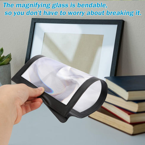 3X Full Page Magnifier A4 Large Sheet Reading Magnifying Glass for Books & Newspapers