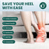 Welnove 2PCS Heel Protectors - Heel Pads for Pain Relief from Plantar Fasciitis, Heel Spur, Tendinitis, Cracked Heels