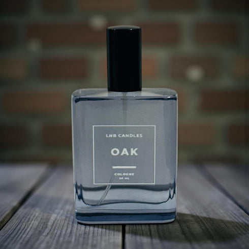 LNB Candles OAK Mens Cologne Clean Ingredients & Essential Oils Fresh Woodsy Cedar Oak Scent Long-Lasting Masculine
