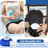 4 Packs Reusable Ice Pack for Cold and Hot Use - Hot Water Bag for Kids & Adults, 5.5 Inches (Classic Pure Style)