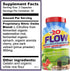 Flow Nitric Oxide Supplement - 60 Capsules, L-Citrulline from Organic Watermelon, Spinach, Acerola Cherries