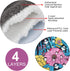 PHOGARY (7 1), Set Reusable Menstrual Pads in Bamboo Cloth Pads for Heavy Flow with Wet Bag, Washable Overnight Cloth