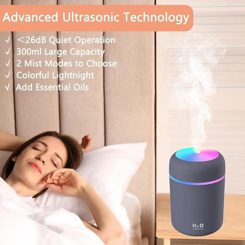 POPSHY Humidifier for Room Moisture Ultrasonic Air Humidifier & Essential Oil Diffuser, Electric Aroma Diffuser