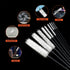 10 Pcs Flexible Drain Brush Set, Pipe Cleaners Brush, Stainless Steel Double-Ended Hose Brush for Home Kitchen