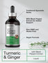 Horbaach Turmeric and Ginger Supplement 4 fl oz | Herbal Liquid Extract with Black Pepper | Vegan, Non-GMO, Gluten Free
