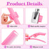 Syhood 14 Pcs Hair Braiding Tools, Magnetic Pin Wristband, Stainless Steel Pintail Rat Tail Comb, Alligator Sectioning