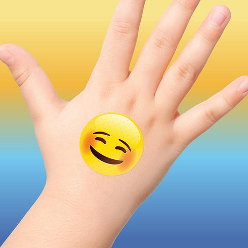 Emoji Kids Assorted Bandages, 100 ct, Fun Designs, Adhesive Bandages for Minor Cuts, Easter Basket Stuffers
