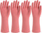 SIFANGKE Rubber Cleaning Gloves for Dishwashing, 4 Pairs Reusable Kitchen Gloves for Washing