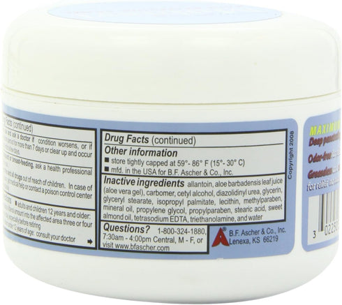 Mobisyl Pain Relieving Creme with Soothing Aloe Vera, 8 Ounce Jar