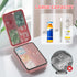 OUVBTX 8 Daily Pill Organizer, Compartments Portable Pill Case Travel Pill Organizer, Pill Container Large for Purse