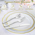 200 Count Heavy Duty Silver Plastic Silverware Set - 100 Forks, 50 Spoons, 50 Knives, BPA-Free, Heat Resistant,