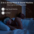 Housbay Sound Machine with Eye Mask for Sleeping, Nap & Bedroom, Blocks Snores & Prevents Early Wake-Ups for Light