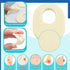 72 Pieces Felt Callus Cushions, Oval Adhesive Pads for Foot Pain Relief, Soft Breathable Corn Cushions for Men and Women