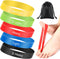 WinnerWhy Set of 5 Toe Stretcher Band Separator Spacer Bunion Correction Hallux