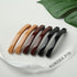 Large Plastic Dome Styling Hair Barrettes Clips - Decorative Clamps for Half Updo & Ponytail, 18 Pcs (GPL3)