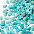 mookaitedecor 1 Pound Howlite Turquoise Tumbled Chip Stones, Crushed Tumblestone Crystals for Home Decoration