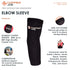 Copper Joe 2 Pack Recovery Elbow Compression Sleeve, Ultimate Copper Relief Brace for Arthritis