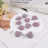 Set, 0.9 Inch, 10 rockcloud Purple Lava Rock Stone Heart Shape Pocket Stones Dyed Lava Rocks Aromatherapy Essential Oil