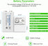 POWEROWL 9V Rechargeable Batteries 600mAh Lithium-ion Low Self Discharge Battery 4 Pack for Smoke Detector and More