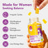 ourui one Gummies 40:1 D3, B12 60 Gummies 1 Pack Myo & D-Chiro Inositol for Women Ratio Hormone Balance & Fertility