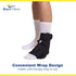 Ankle & Foot Reusable Gel Ice Pack Cold Wrap by Brace Direct - Pain Relief for Achilles Tendinitis, Sprains & Injury