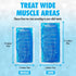 2 Pack Regular Gel Ice Packs for Injuries, Reusable Hot Cold Compress, Soft Soothing Ice Packs, Alternative for Hot