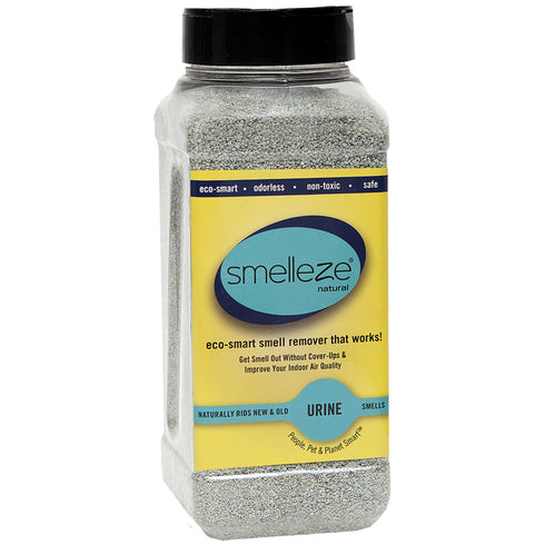 SMELLEZE Natural Urine Smell Removal Deodorizer - 2 lb. Granules, Stops Urine Stench Effectively