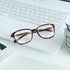 VisionGlobal Blue Light Blocking Glasses for Women/Men, Anti Eyestrain, Stylish Square Frame, Anti Glare (+2.50