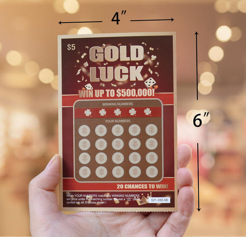 WINGKIND 6 Pregnancy Announcement Scratch Off Cards - Pregnancy Reveal Fake Lottery Tickets - Announcement Ideas