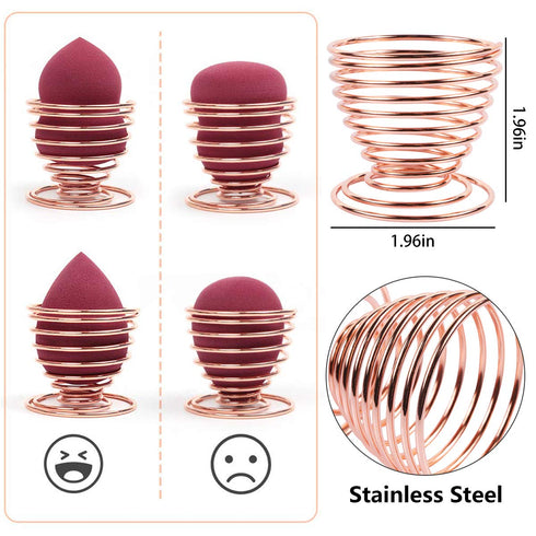 1 Pc Beauty Sponge Blender Holder, Makeup Sponge Drying Stand and Storage Rack for Egg Powder Puff Display