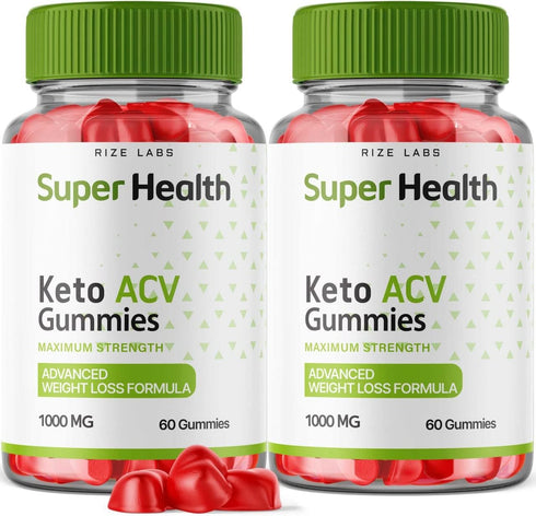 rize labs - Super Health Keto ACV Gummies - Advanced Weight Loss