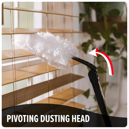 Dirt Devil Telescoping Extended Reach Duster, Hand Duster for Multi-Surface Cleaning, Includes Replacement Disposable