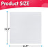 Pack 100, 11.5"X11.5" FIXSMITH White Microfiber Cleaning Cloth, of Cleaning Rags for Housekeeping and Kitchen, Reusable