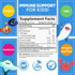 Kids Immune Support Gummies with Vitamin C, Zinc & Echinacea, Gluten Free & Non-GMO Chewable Immune Support for Kids Gummy, Daily Childrens Immune Support Vitamins, Vegan, Berry Flavor - 90 Gummies